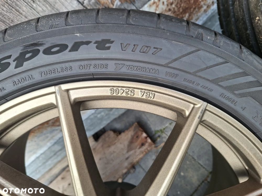 FELGI SPARCO DRS 5x112 8x18 ET35 Rally Bronze SUBARU 09/23r Opony YOKOHAMA - 3