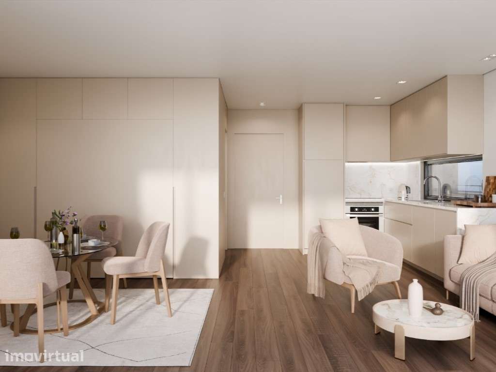 Novo Apartamento T2 com terraço em Canelas - Grande imagem: 3/16