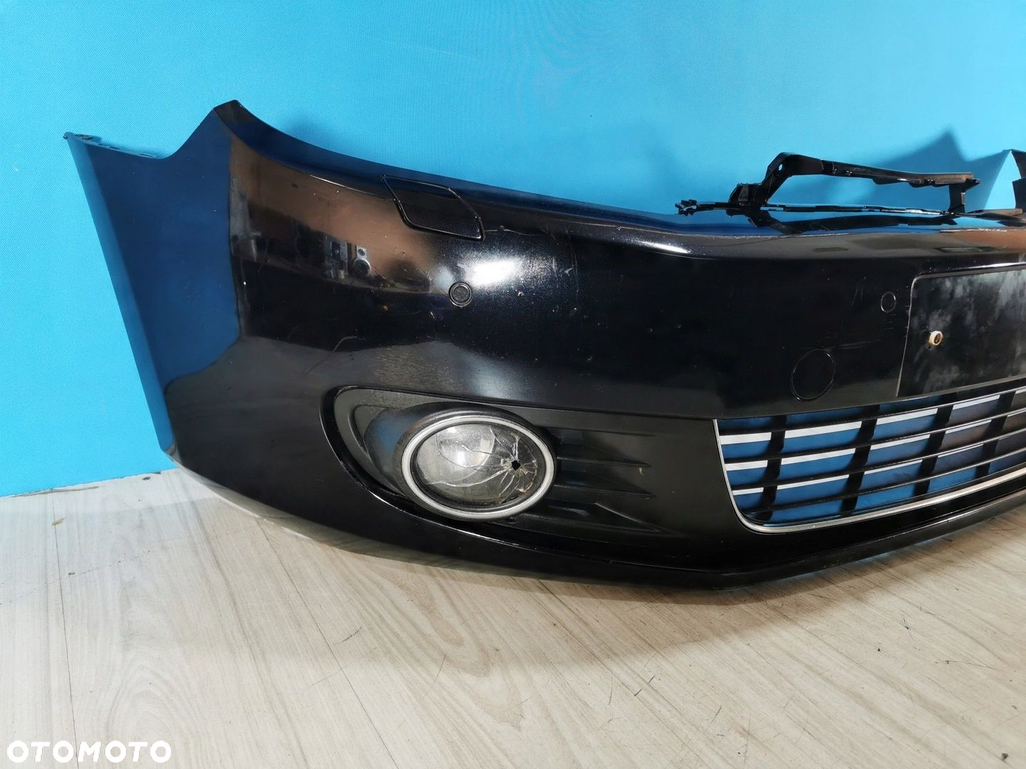 VW Golf 6 VI 5K0 zderzak przód przedni sedan LC9X spryski PDC - 2
