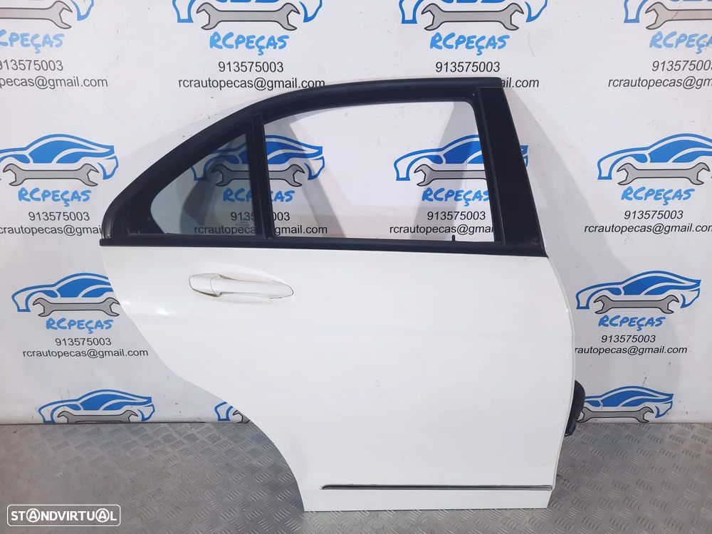 .PORTA TRASEIRA TRÁS DIREITA MERCEDES BENZ CLASS C W204 A2047302100 2047302100 QUARTELA MOTOR PUXADOR VIDRO
