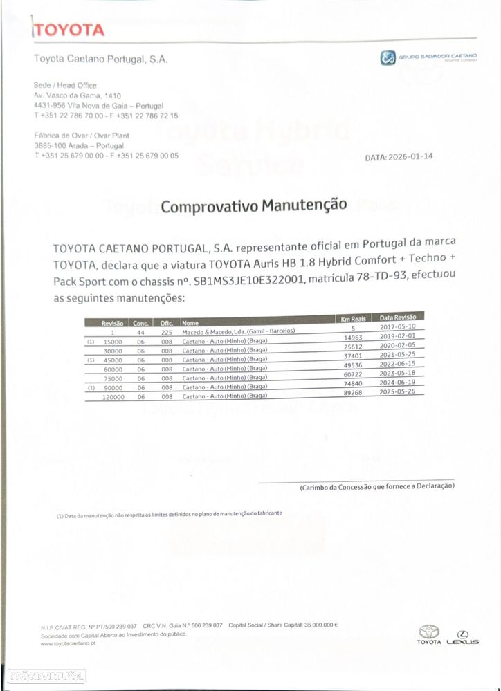 Toyota Auris 1.8 HSD Comfort+P.Sport - 20