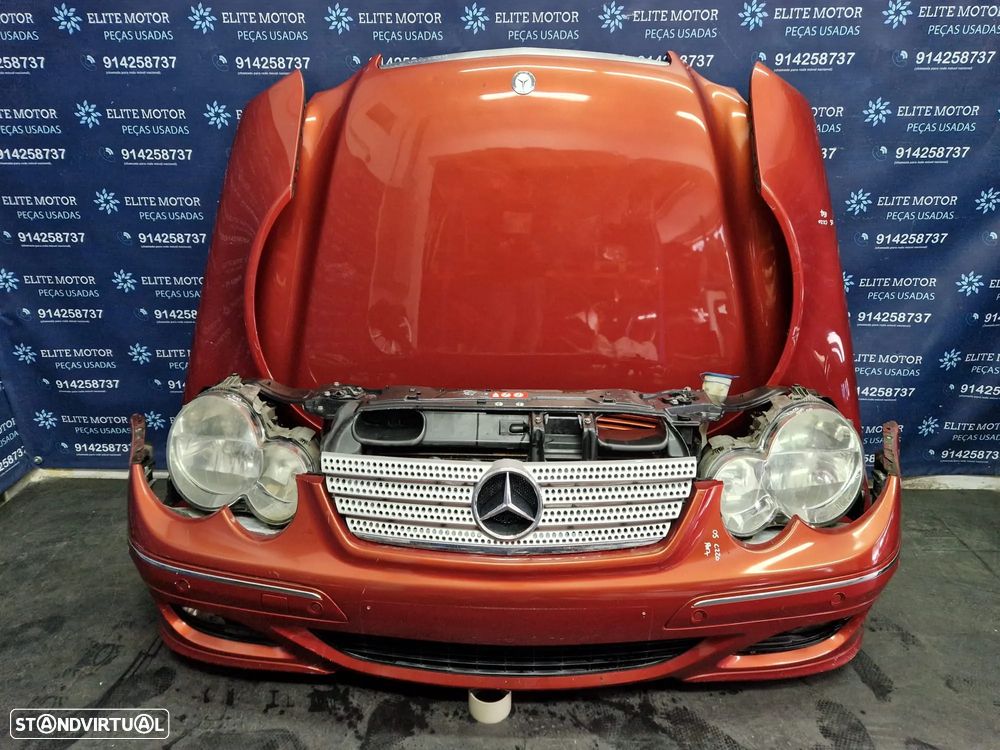 Frente completa usada MERCEDES CLASS C W203 SPORT COUPE 220 CDI capot parachoques oticas guarda lamas radiador - 3