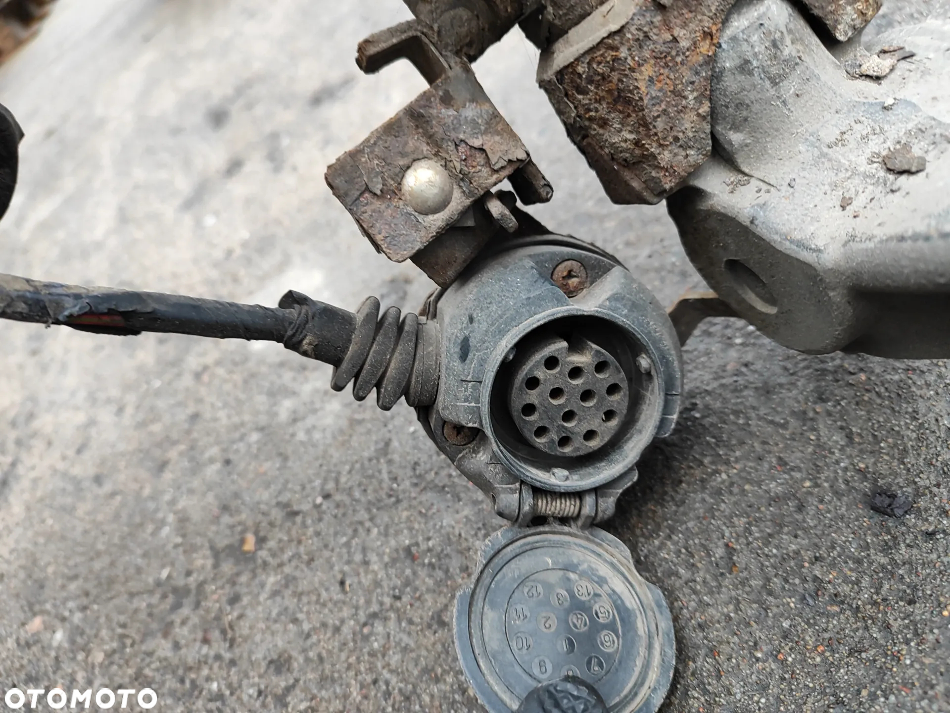 Volkswagen Touran I 1T0 03- hak holowniczy ORIS A50-X typ E378 / 1T0803881A wypinana kula wiązka + moduł 8E0907383A komplet do montażu, - 6