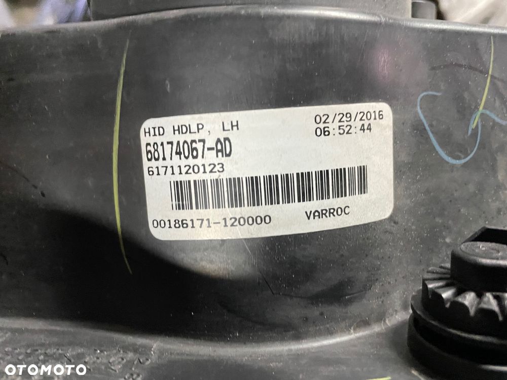 LAMPA LEWA PRZÓD PRZEDNIA DODGE CHALLENGER XENON LED 68174067-AD - 18