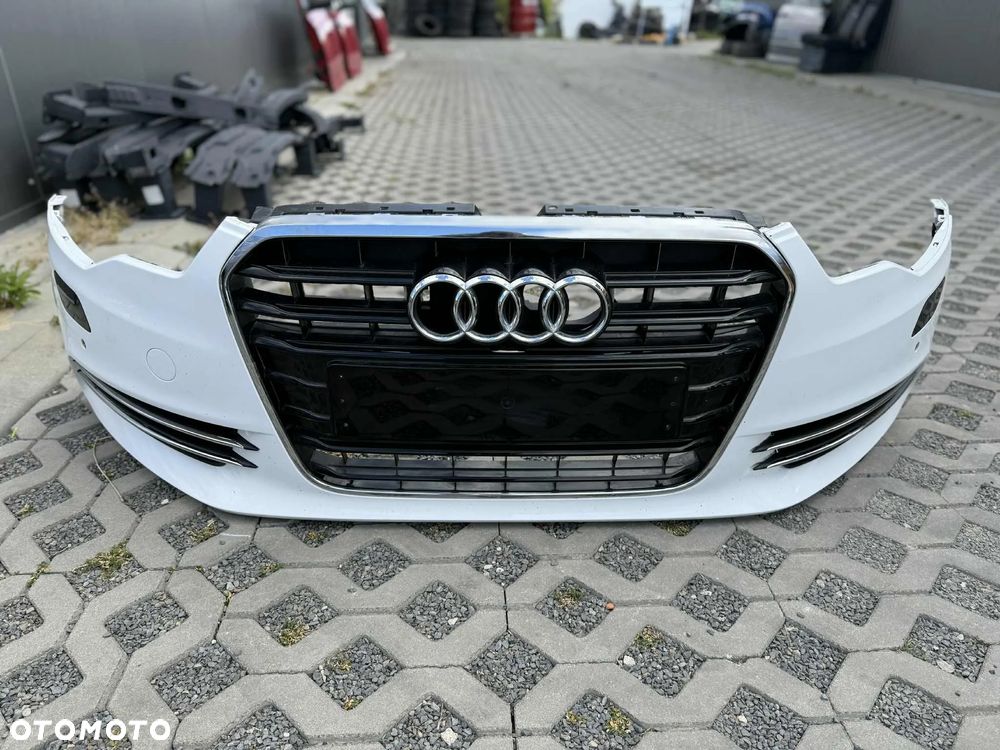 Audi A6 C7 Zderzak Przód Przedni PDC 2011-14r. Xenon spryski kompletny LY9C - 10