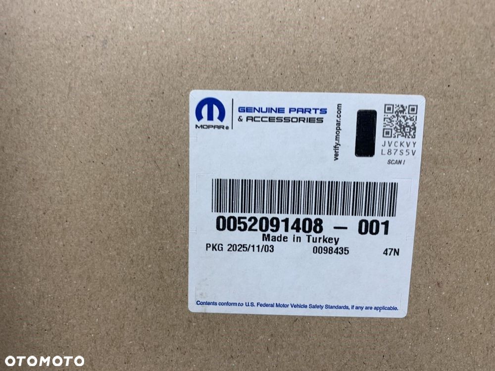 NOWA ORYGINALNA RURA WĄZ INTERCOOLERA FIAT DOBLO 1.3 52091408 - 6
