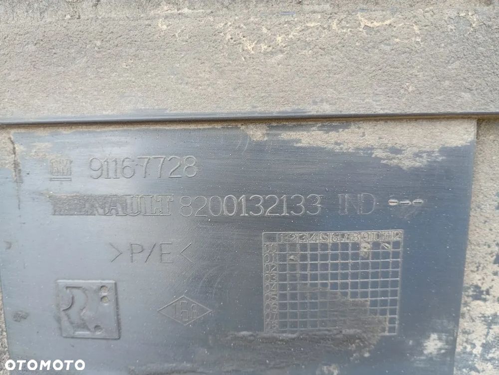 osłona dolna pod silnik płyta renault trafic ii opel vivaro a nissan primastar 8200132133 9116772 - 5