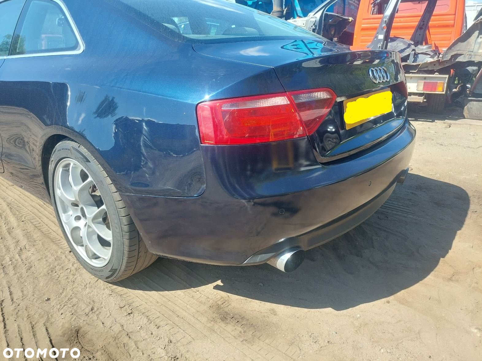 KOMPLETNY TYŁ AUDI A5 8T LZ5A UK - 3