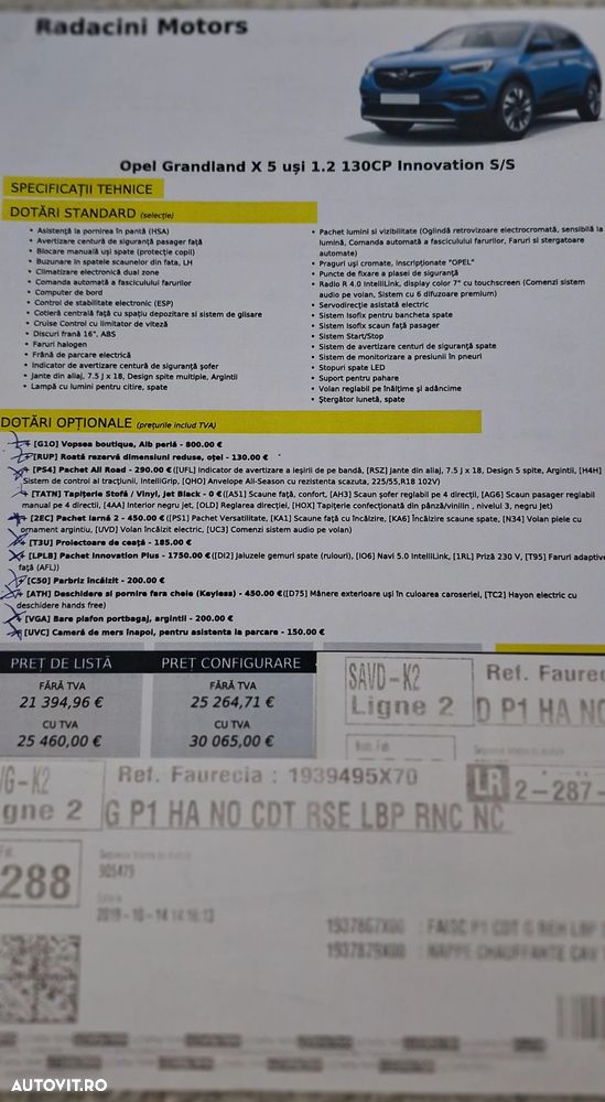 Opel Grandland X 1.2 Turbo START/STOP Innovation Aut. - 27