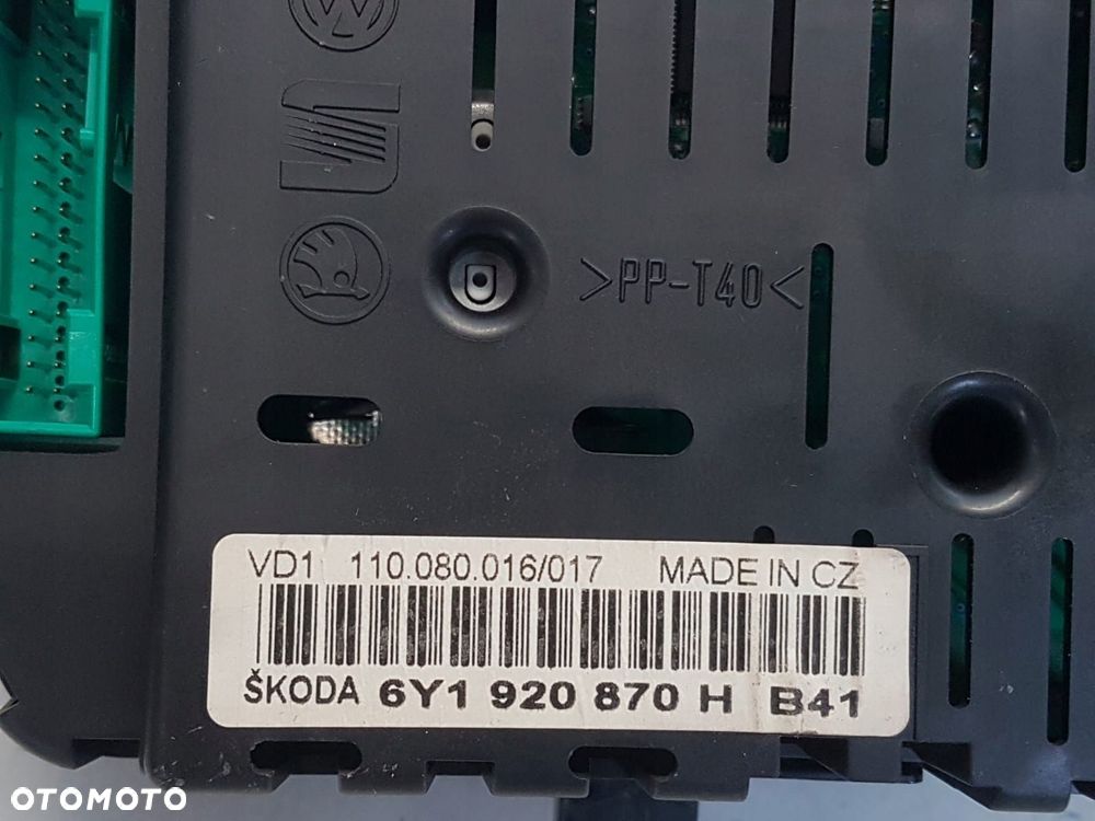 FABIA I 1.9 TDI LICZNIK ZEGARY 6Y1920870H B41 - 7