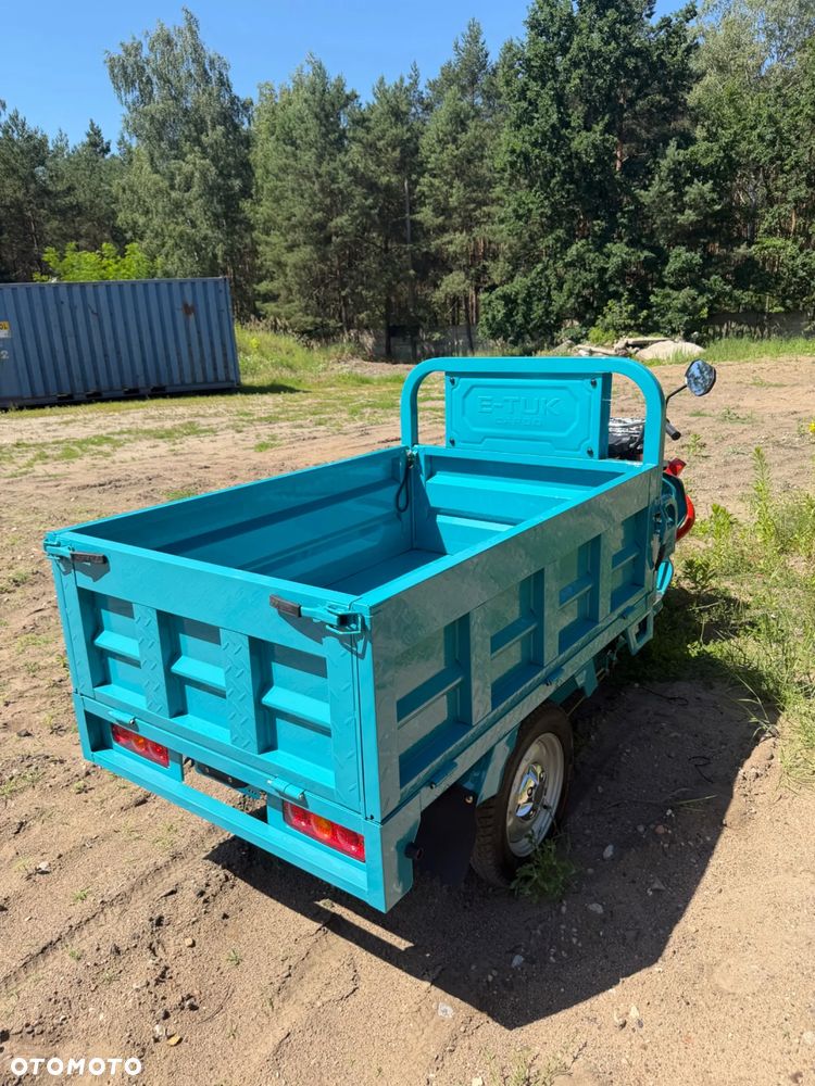 Elektryczny pojazd trójkołowy transportowy E-TUK Caset 0 Cargo TUK TUK kiper, wozidło - 7