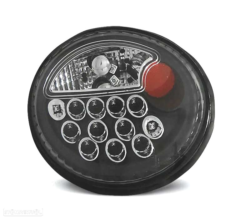 FAROLINS VOLKSWAGEN VW NEW BEETLE 98-05 LED FUNDO NEGRO - 2