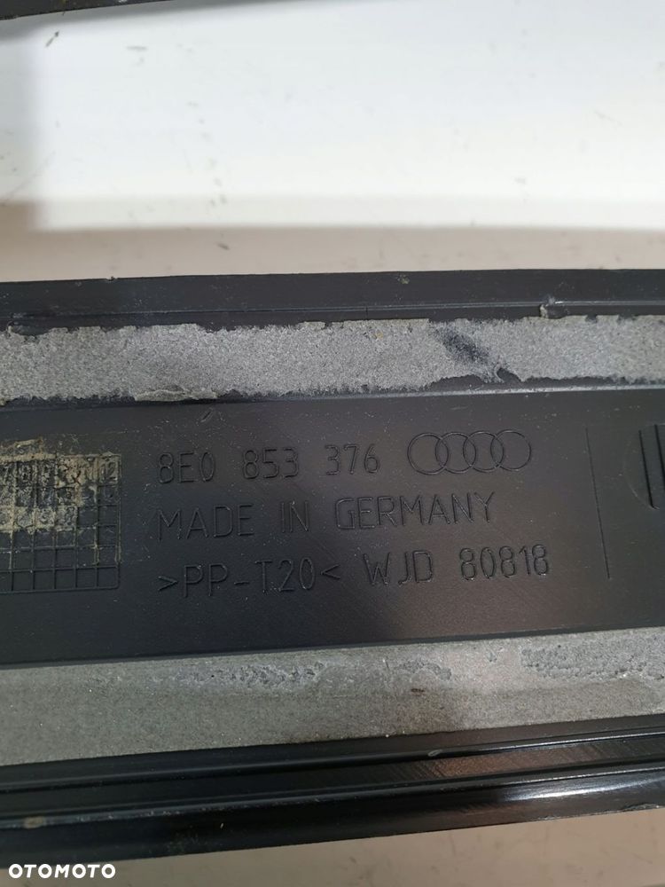 LISTWY NAKŁADKI PROGOWE 8E0853374 AUDI A4 B6 EUR KOMPLET - 11