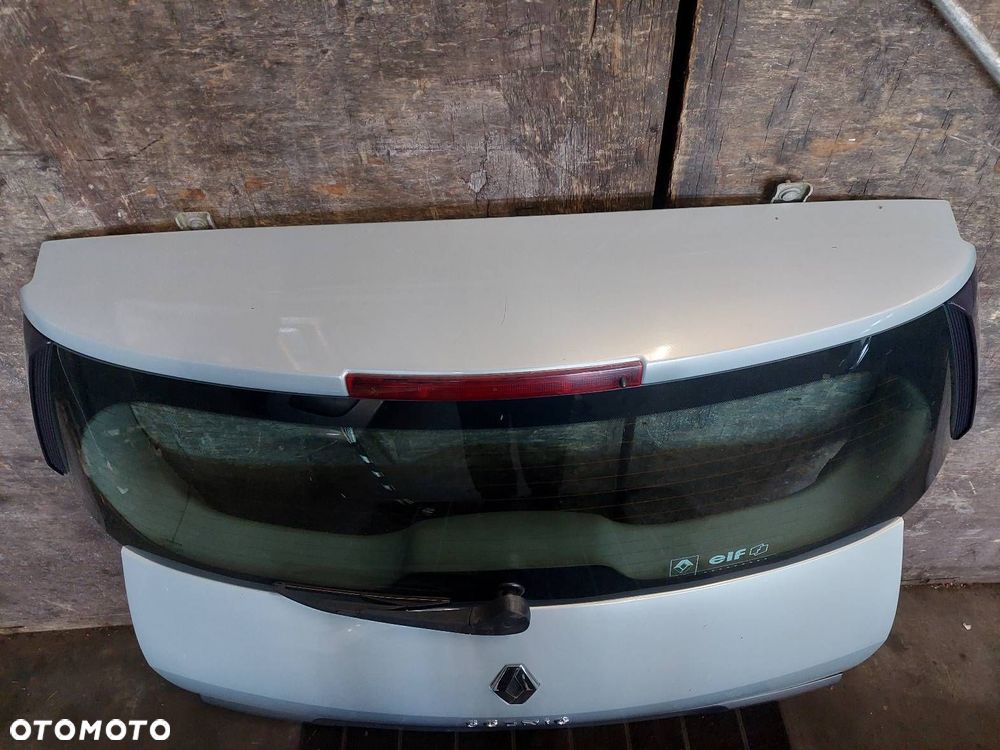 KOMPLETNY TYŁ KLAPA BAGAŻNIKA ZDERZAK TYŁ LAMPA RENAULT SCENIC II NV632 - 10
