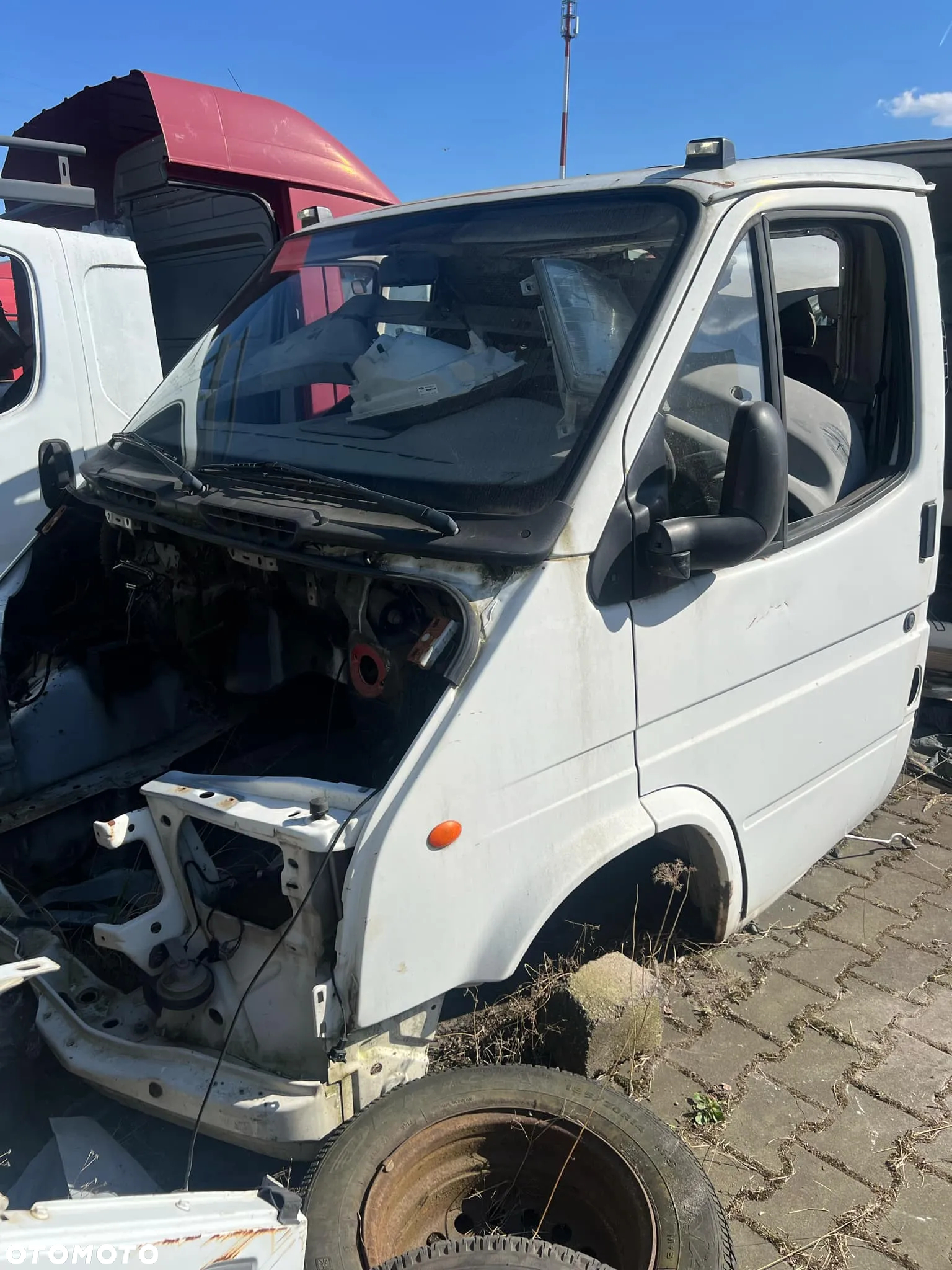 Kabina Ford Transit MK4 MK5 1995-2000r. !! KAROSERIA, CZĘŚCI !! ZDROWA - 5