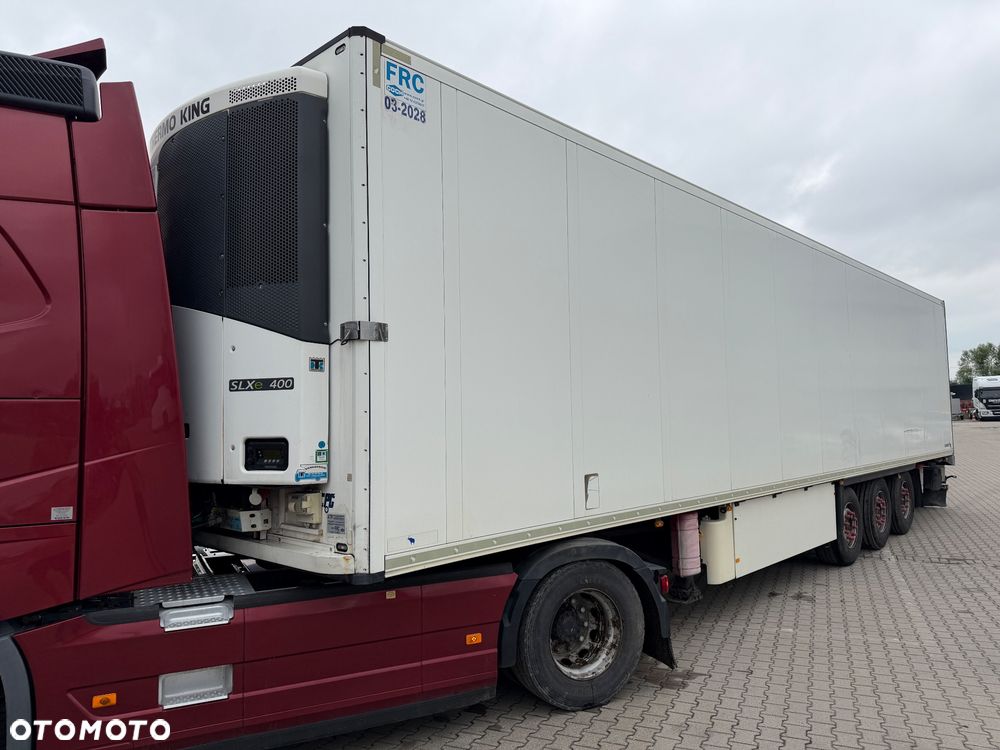 Schmitz Cargobull THERMO KING SLXe400 / 7 CM GRUBA ŚCIANA / DOPPELSTOCK / KOSZ PALETOWY BARDZO ŁADNE OPONY / DRUKARKA / STANDARD WYSOKOŚĆ 2.65 M / PRODUKCJA 2014 ROK !! - 1