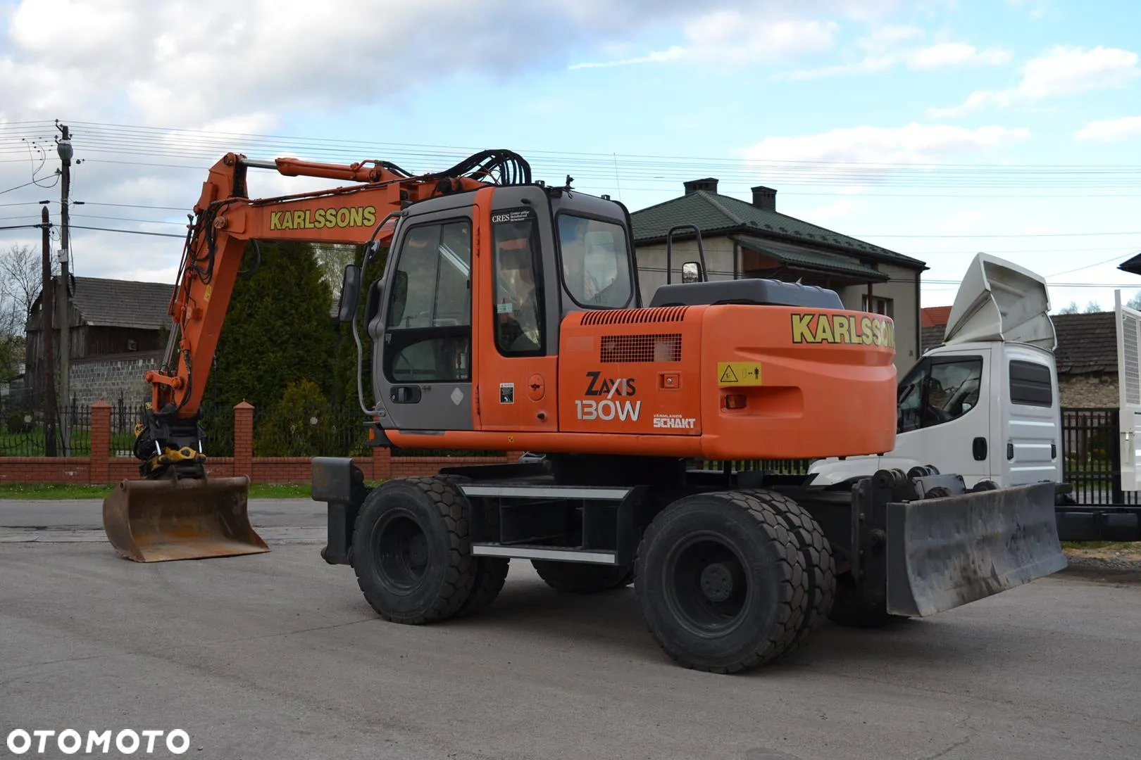 Hitachi Zaxis ZX 130W Rototilt Pług Podpory CAT VOLVO Takeuchi - 2