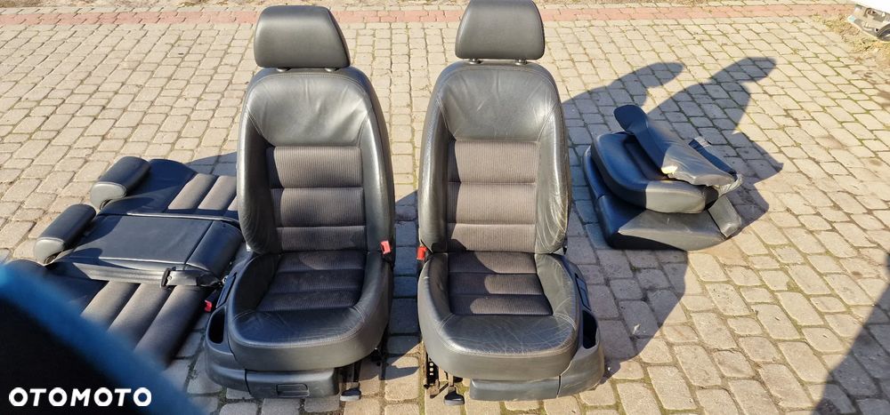 FOTEL PRZÓD LEWY+KANAPA SKODA OCTAVIA II Kombi Skóra