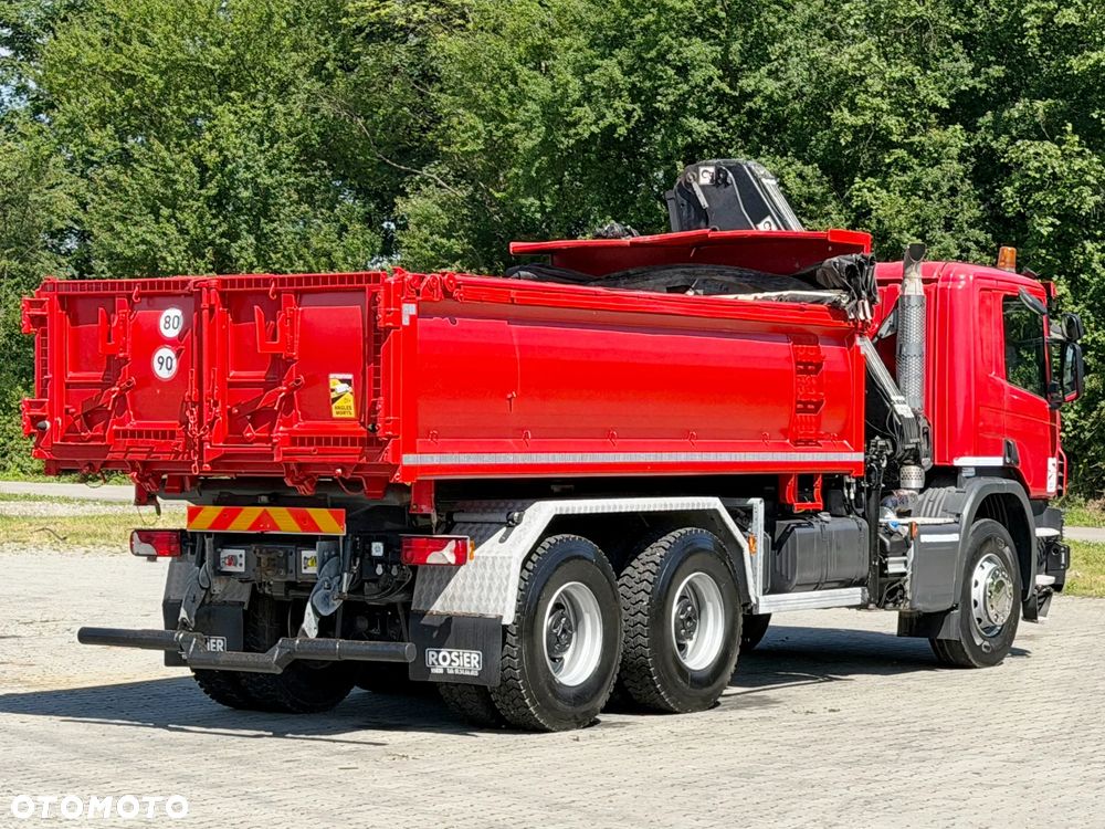 Scania P 410*WYWROTKA 4,95 m + BORDMATIC + HIAB X-HIDUO 158 B-3 + PILOT*6x4 - 8