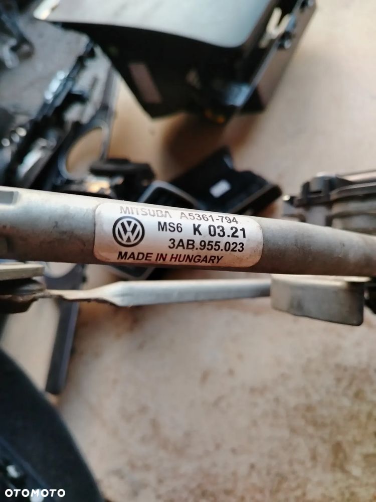 MECHANIZM WYCIERACZEK SILNICZEK KOMPLET 3AB955023 VW PASSAT B7 EUROPA - 2