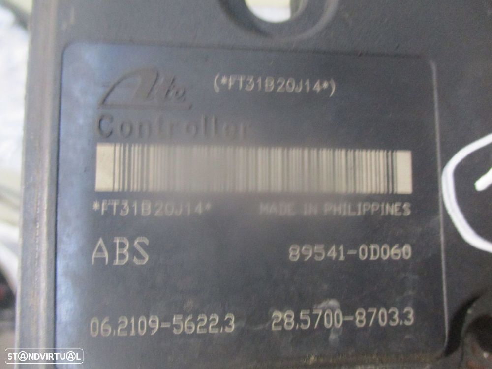 Abs 445100D110 895410D060 TOYOTA YARIS 2011 1.4 D4D 90CV 5 CINZA - 6