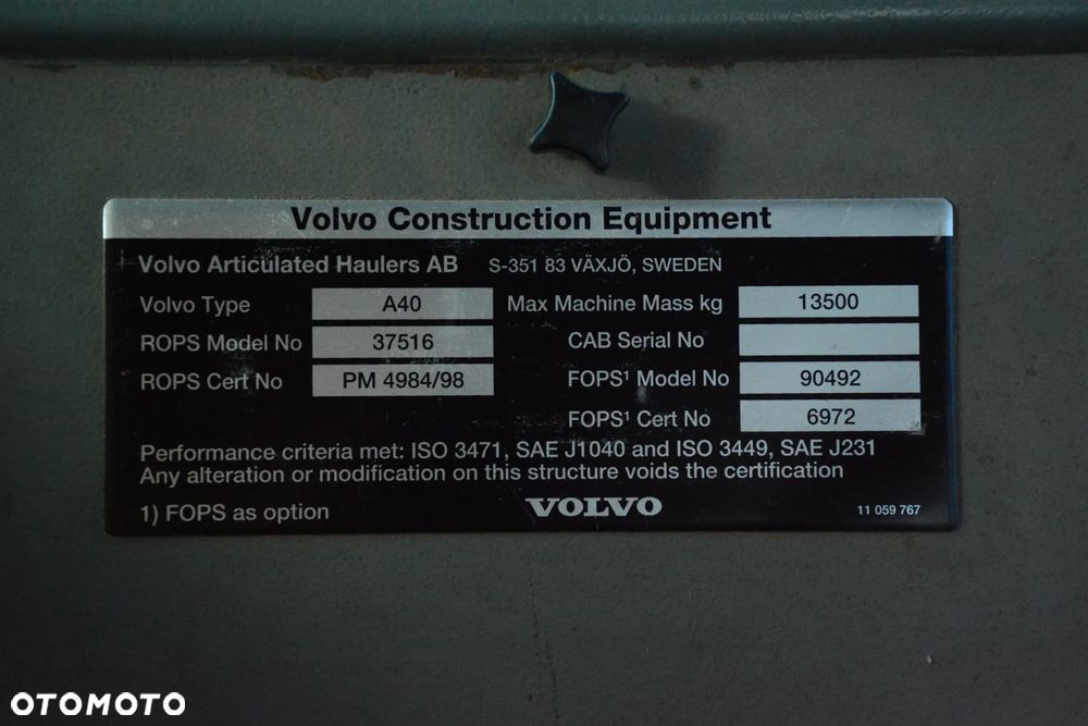 Volvo A40 / 1996r / 13283h / Klimatyzacja / Opony 95% / Bardzo dobry stan - 28