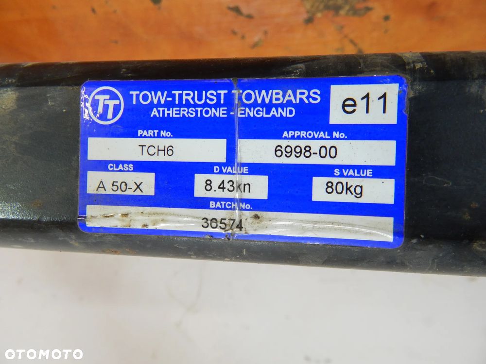 Hak zaczep holowniczy Jeep Compass I Lift 11-16 LED Łuków części - 6