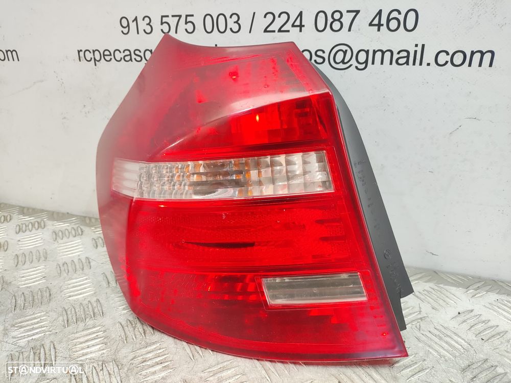 Farolins traseiros trás direito esquerdo originais BMW Serie 1 E81 E87 LCI de 2007 a 2011 - 15