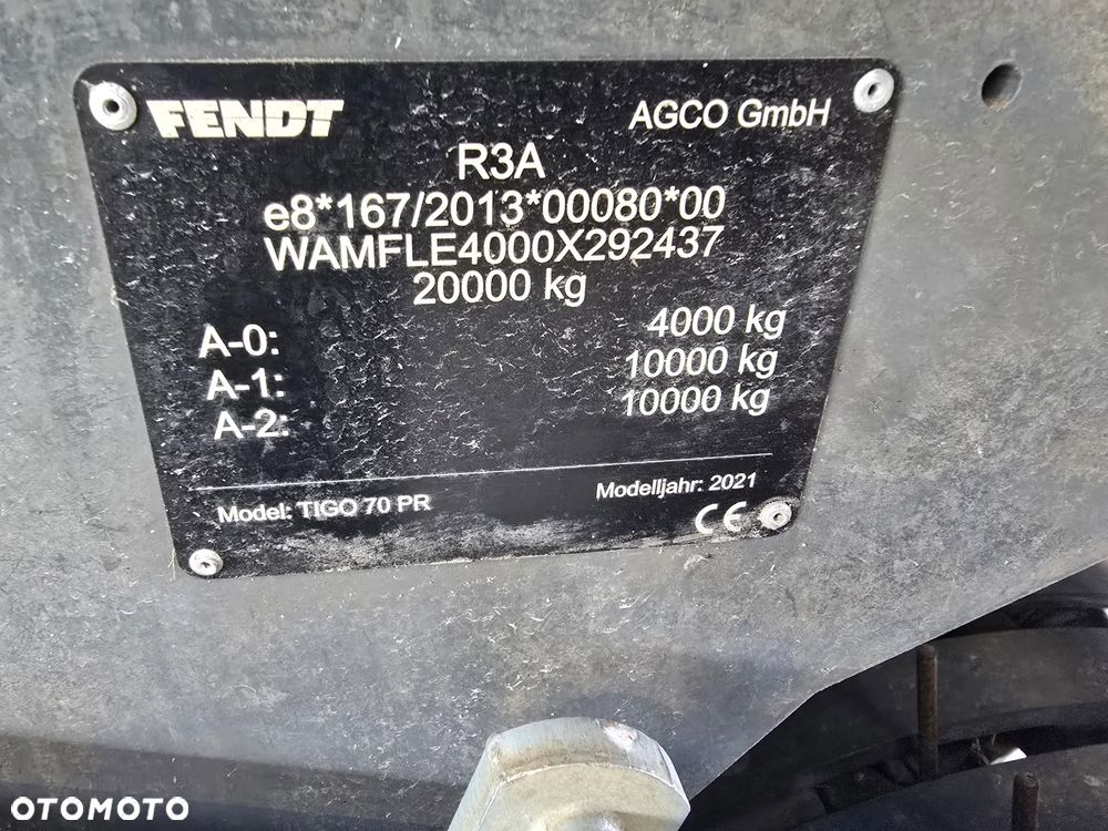Fendt Tigo 70 PR - 16