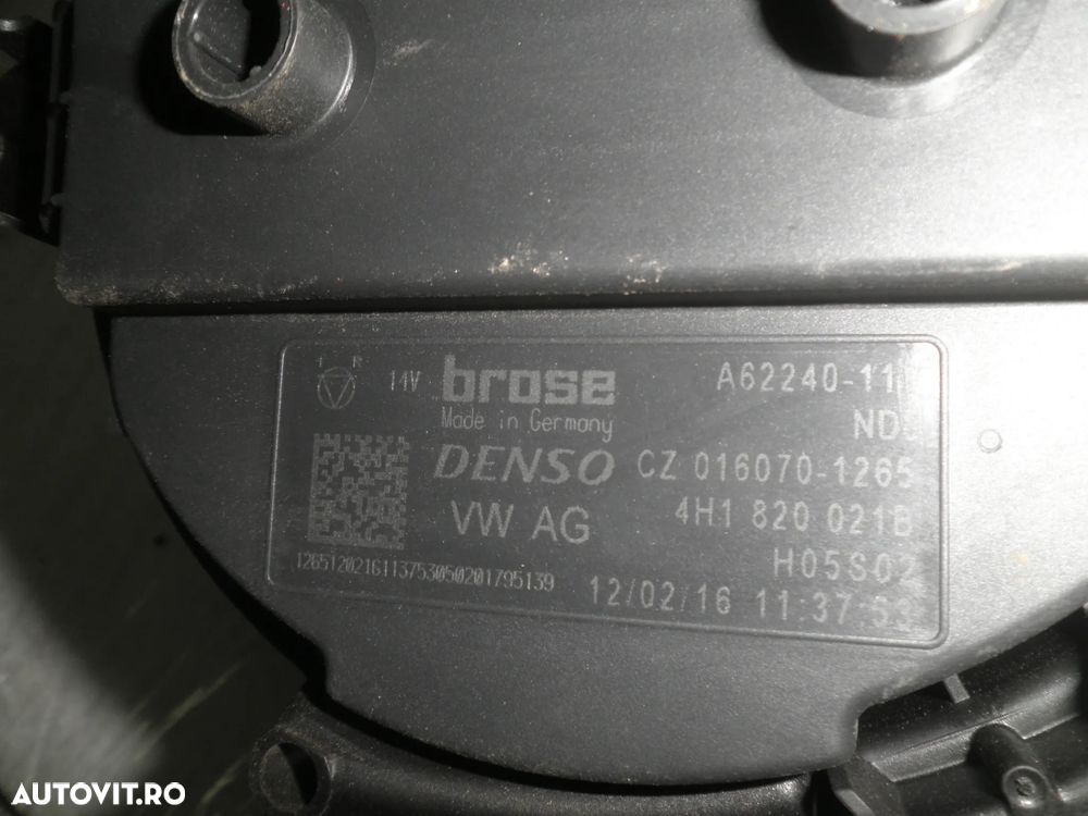 Aeroterma / ventilator habitaclu Audi A6 C7 Facelift 2016, A7, 3.0 TDI 4H1820021B - 3