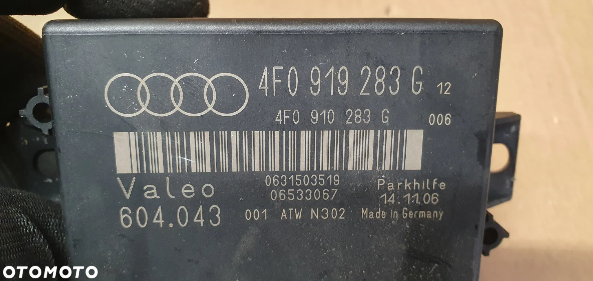 Moduł sterownik parkowania PDC Audi A6 C6 4F0919283G 4F0910283G - 4