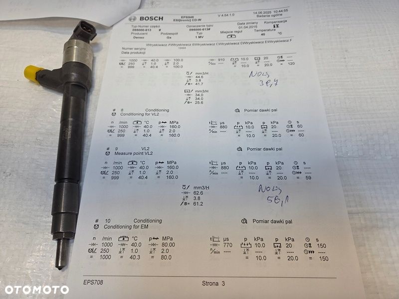 WTRYSK WTRYSKI WTRYSKIWACZE OPEL ASTRA K J MERIVA B 1.6 CDTI 55578075 - 11