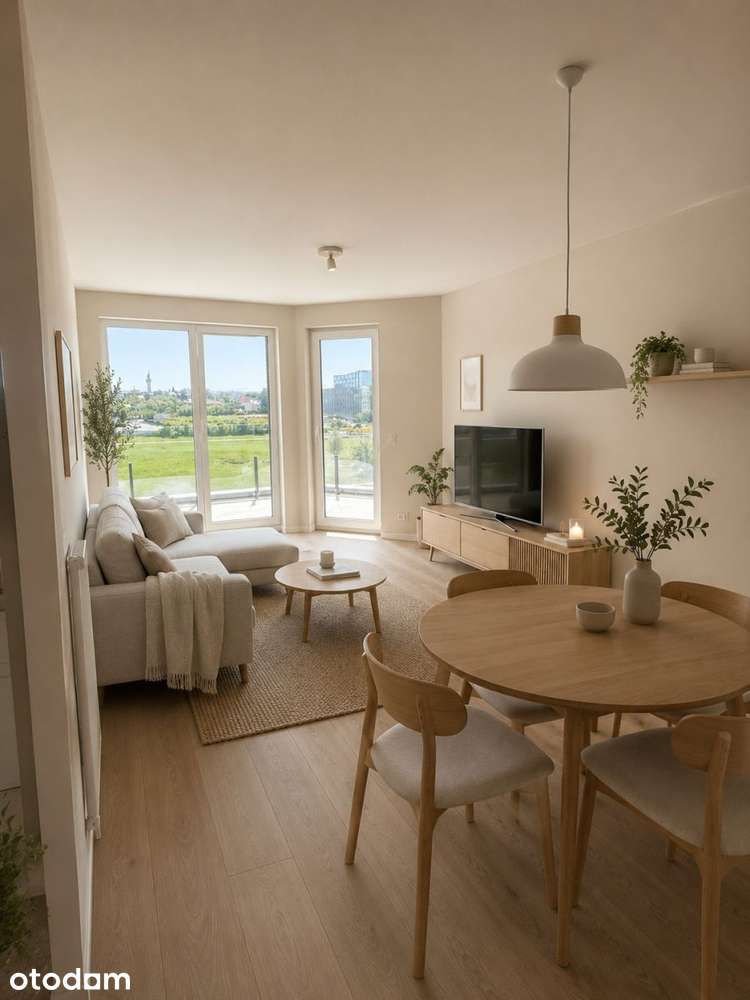Dużo światła i wielka loggia- ostatnie mieszkanie
