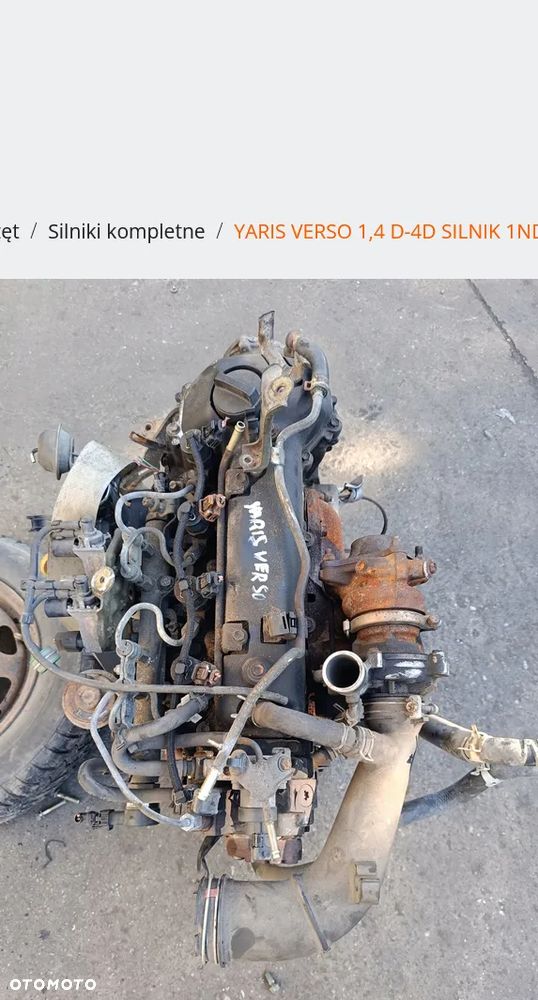 YARIS VERSO 1,4 D-4D SILNIK 1ND-P52 - 4