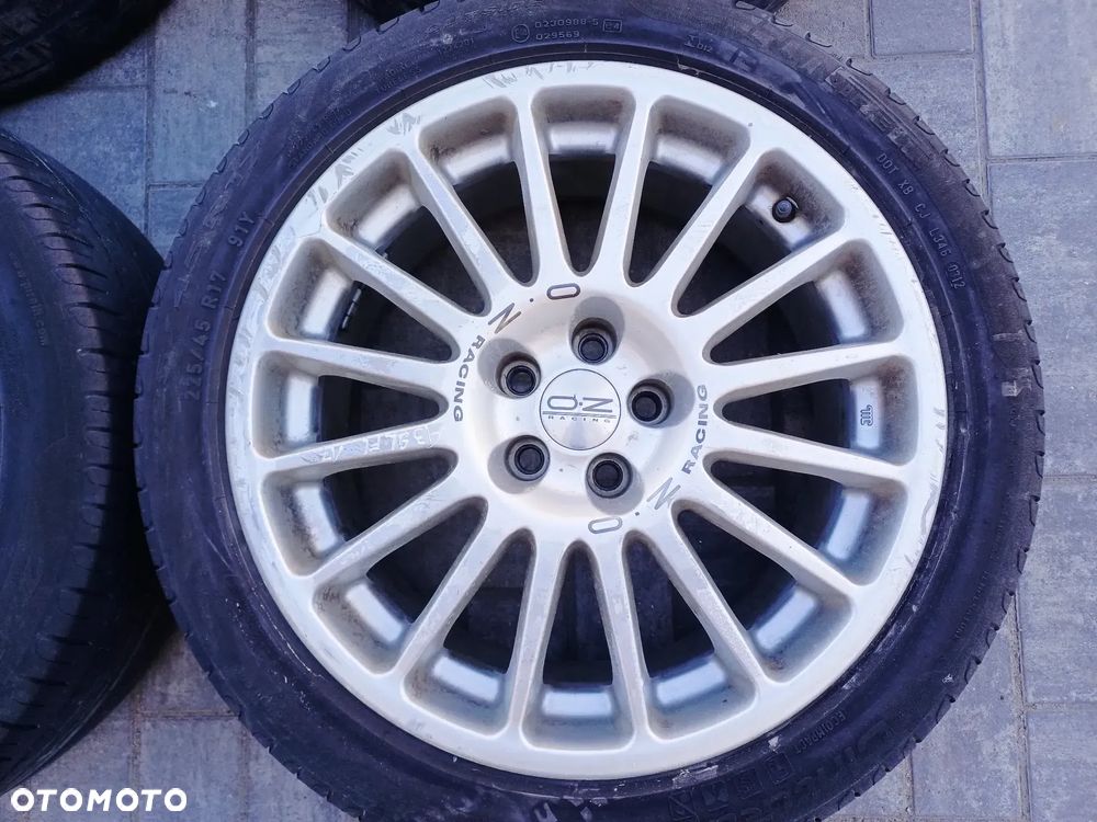 FELGI Z OPONAMI KOŁA ALUMINIOWE OZ RACING AUDI R17 5X100 ET35 57,1 mm OPONY PIRELLI P7 CINTURATO 225/45 LATO NR7 - 2