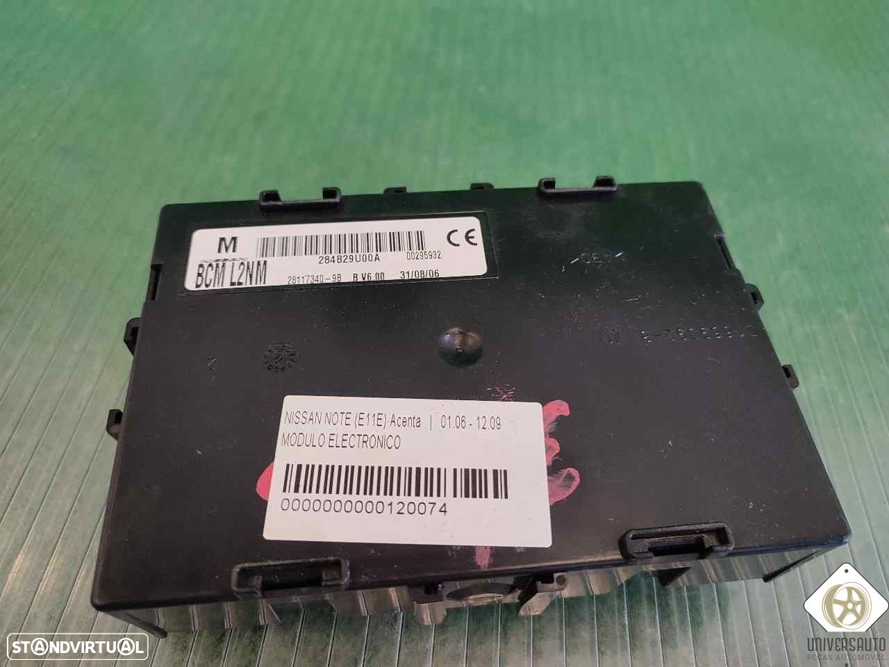 MODULO ELECTRONICO NISSAN NOTE 2007 - 4