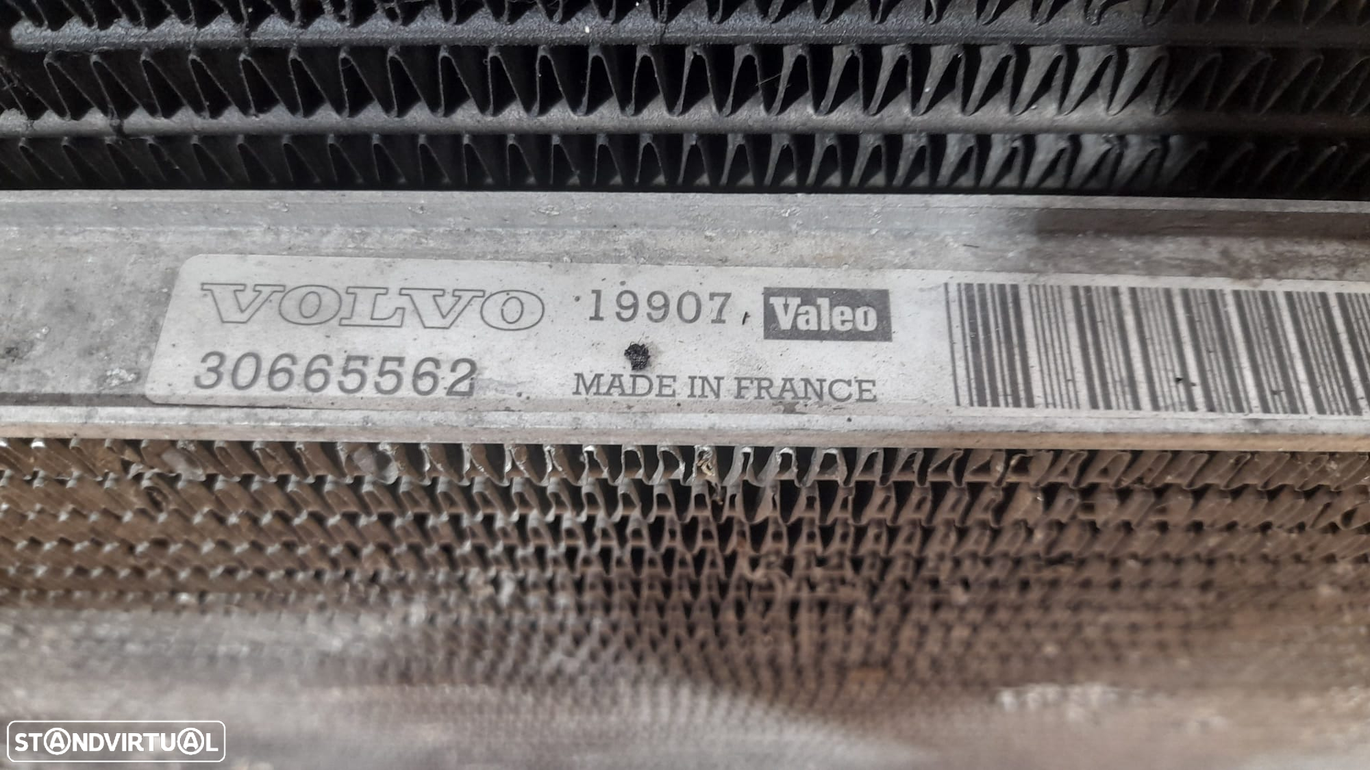 RADIADOR VENTILADOR VOLVO XC90 I 1 MK1 275 30665562 19907 VALEO - 3