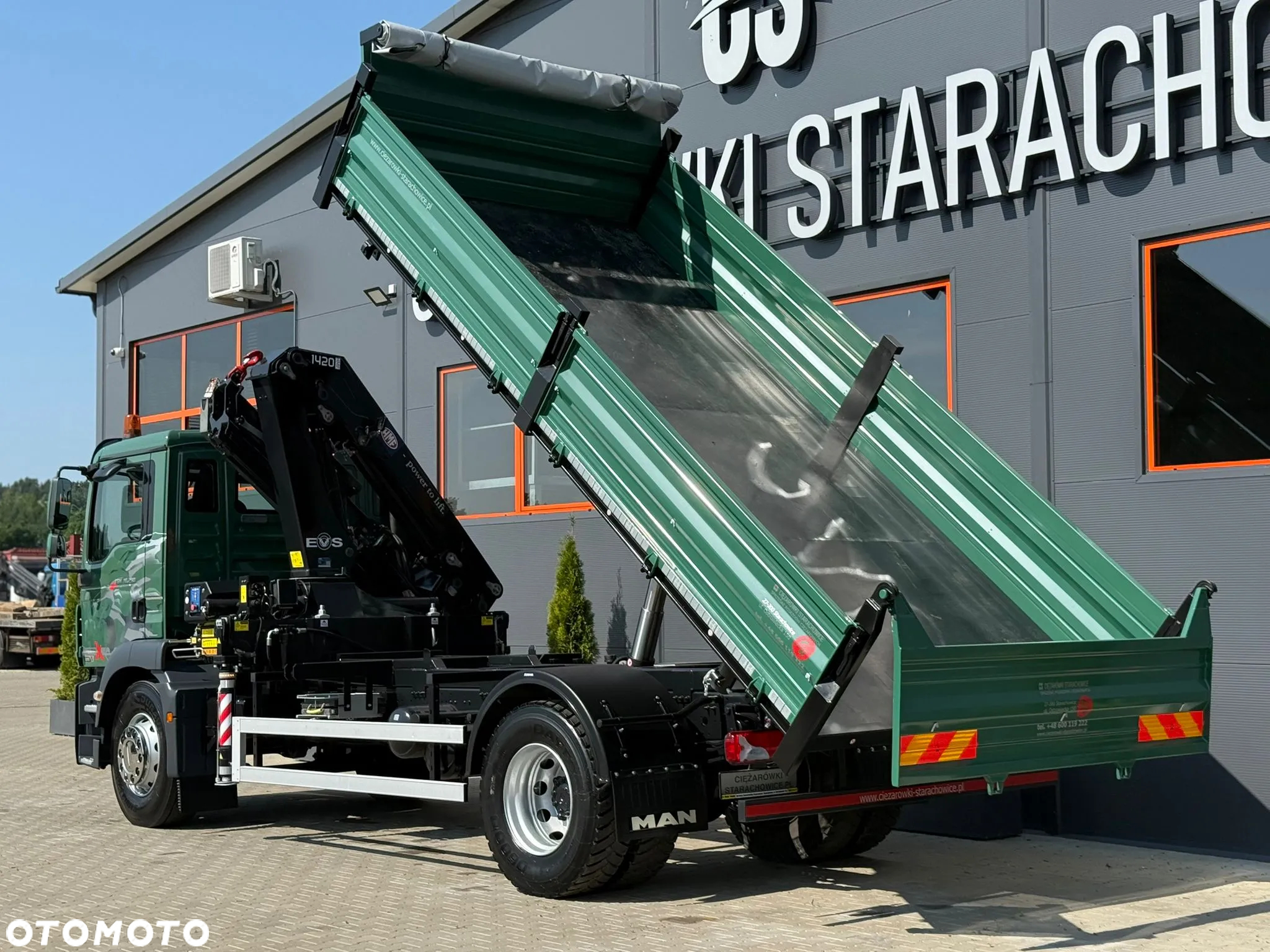 MAN TGM TGL TGS 18.250 // E5 // wywrotka 3-S + HDS HMF 1420 - K2 // budowlanka // energetyka //żuraw dzwig kran crane // Świeżo sprowadzony - 15