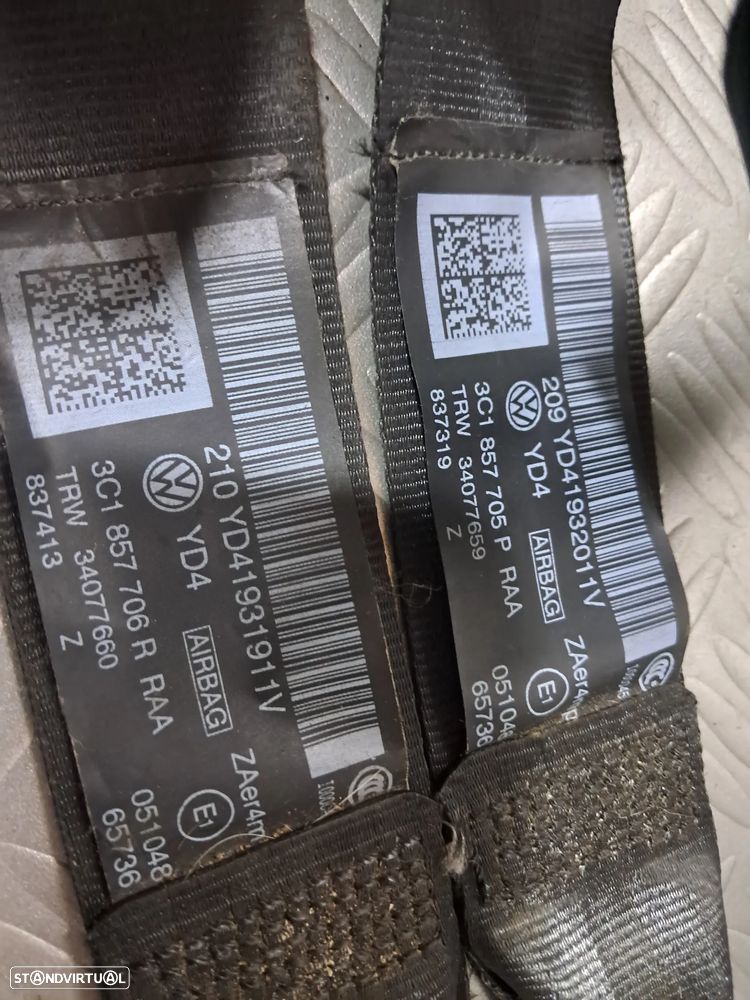 Pre-Tensor Cinto Vw Passat B7 B6 ref. 3C1857706R 3C1857706R - 3