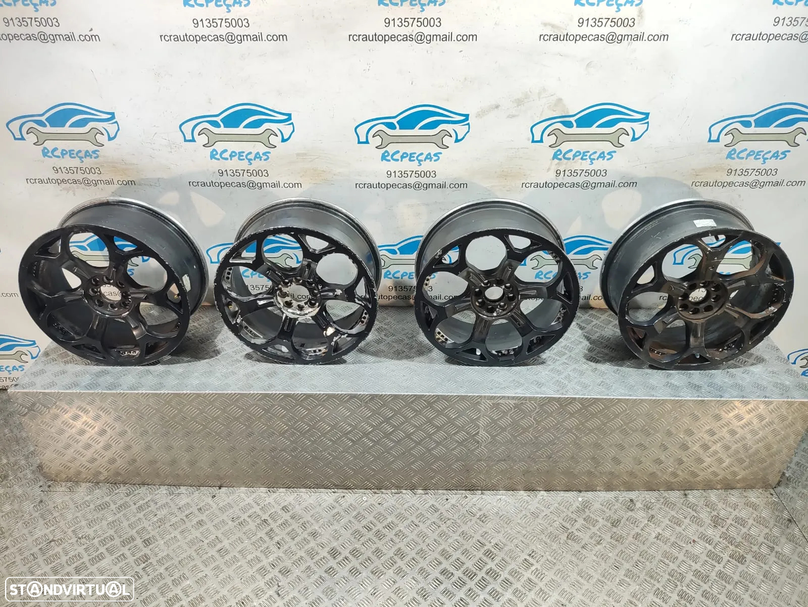 - Jantes 18 Polegadas Dupla Furação  - 4x100 + 4x108 - ET40 | 8,5J - Mini | Ford | Audi | Citroen | Peugeot | JCW | Honda | Mazda | Renault - 9
