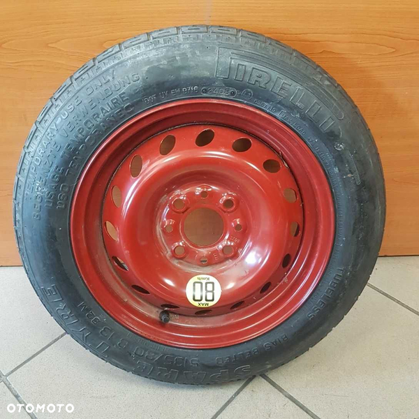 Koło Dojazdowe FIAT 13'' ET33 4x98 Opona Pirelli  Dostępne  2 sztuki