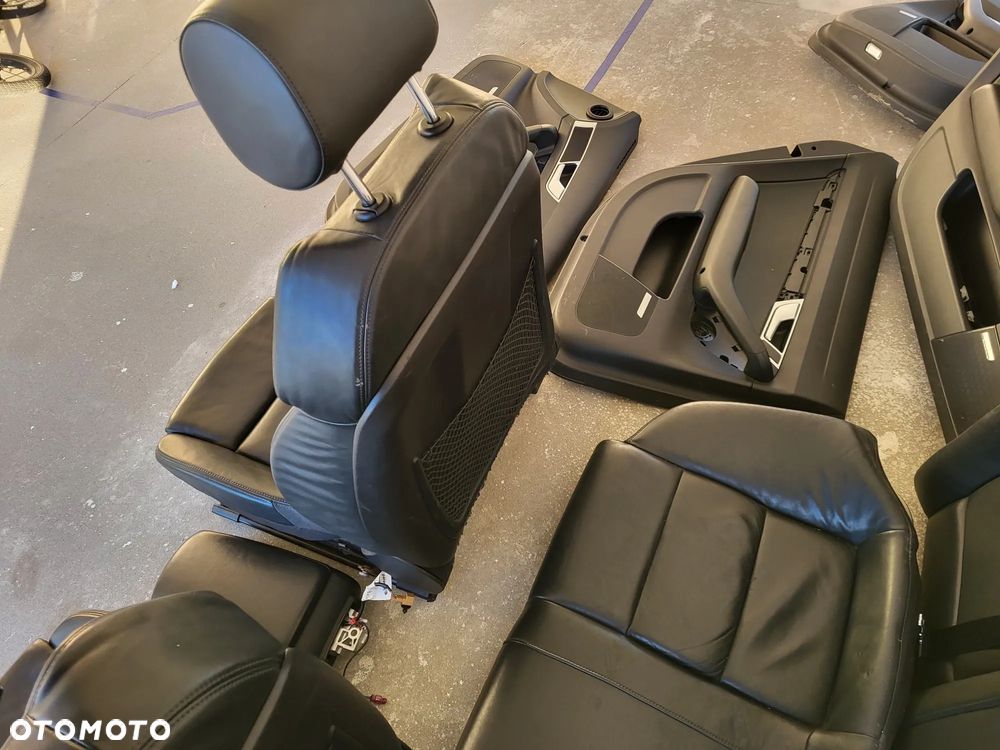 AUDI A6 C6 LIFT FOTELE PRZÓD KANAPA SPORTOE SKÓRZANE ELEKTRYCZNE BOCZKI KPL - 17
