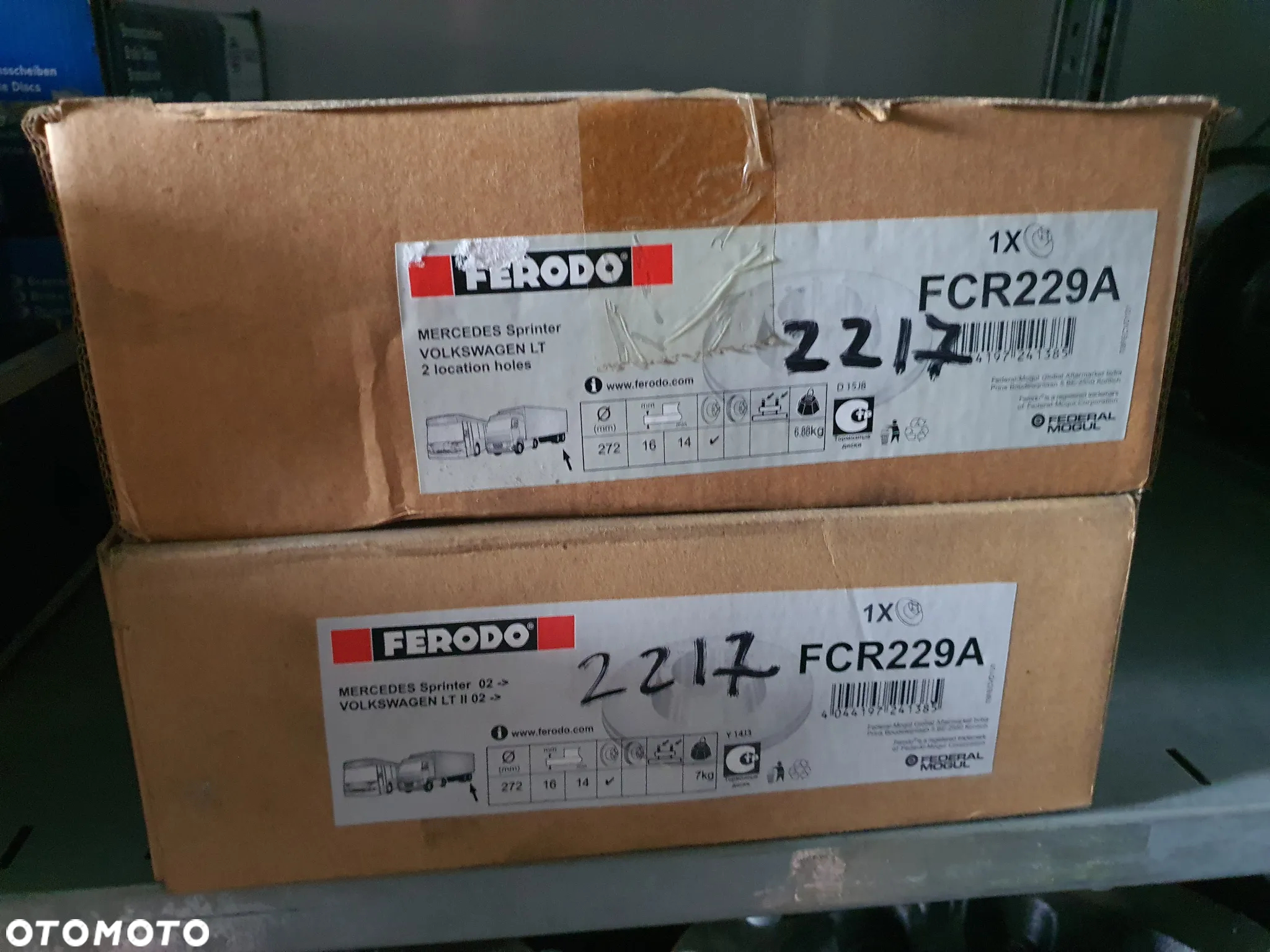 Tarcza hamulcowa tył 272x16 Mercedes Sprinter VW LT Multicar Fumo 9024230612 2D0501205 - 10