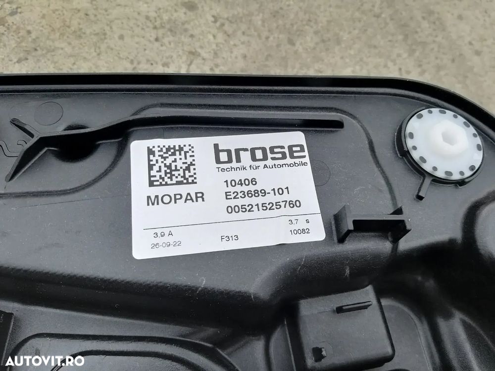 Macara geam electric dreapta spate jeep renegade e23689-101 00521525760 - 3