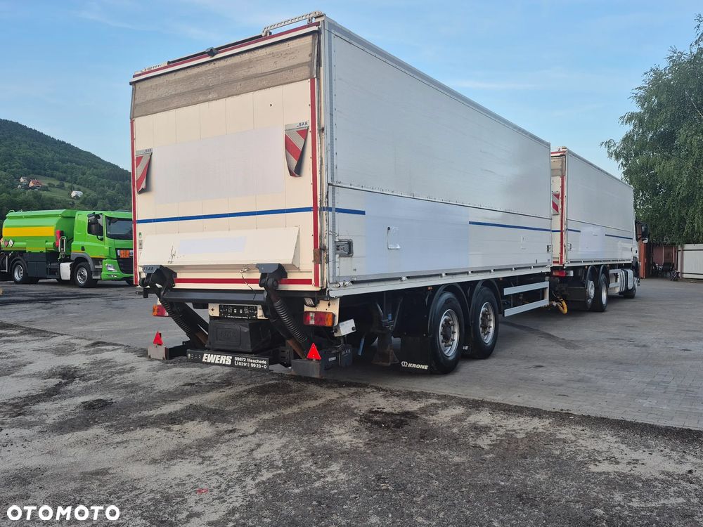 Volvo FM 410 KONTENER + WINDA / PRZYCZEPA TANDEM KRONE + WINDA ZESTAW PRZEJEZDNY - 11