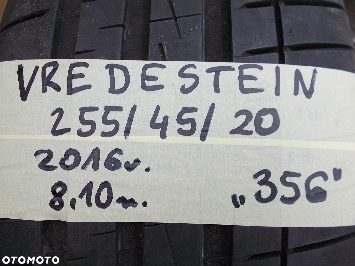 OPONA LETNIA VREDESTEIN 255/45/20 8,10mm 2016 - 4