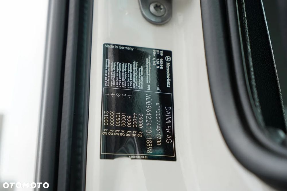 Mercedes-Benz AROCS 2658 / WYWROTKA 3 STRONNA / ŁADOWNOŚĆ 14 TON / ALUFELGI  / EURO 6 / - 38