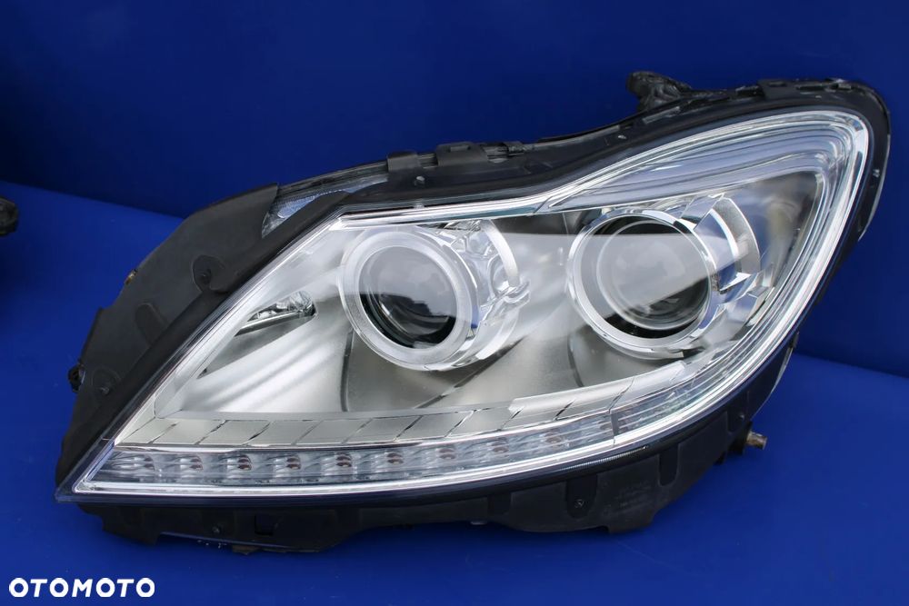 Reflektory prawy  lewy komplet Led ILS OE Mercedes W216 C216 Lift Europa - 9