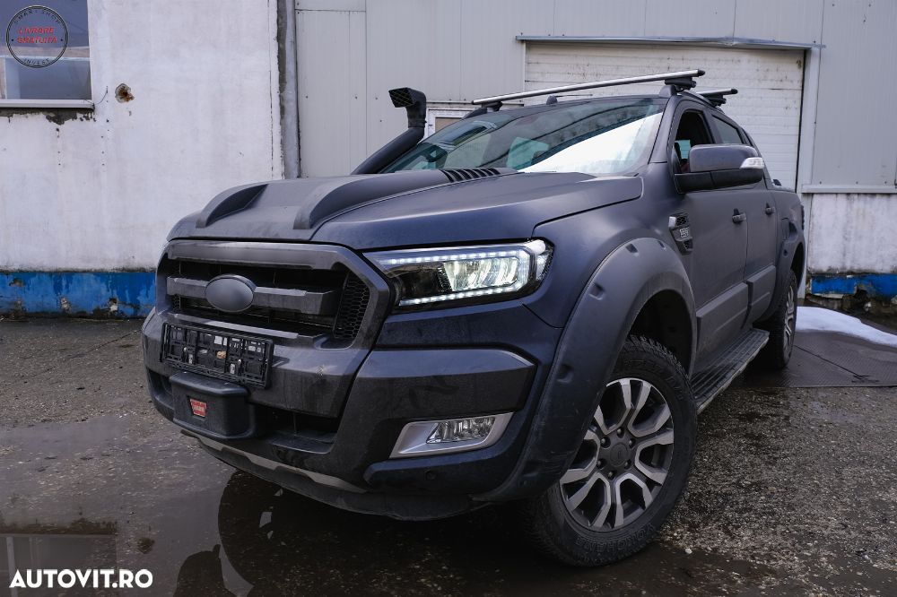 Faruri LED Light Bar Ford Ranger (2015-2020) LHD Negru cu Semnal Dinamic- livrare gratuita - 23