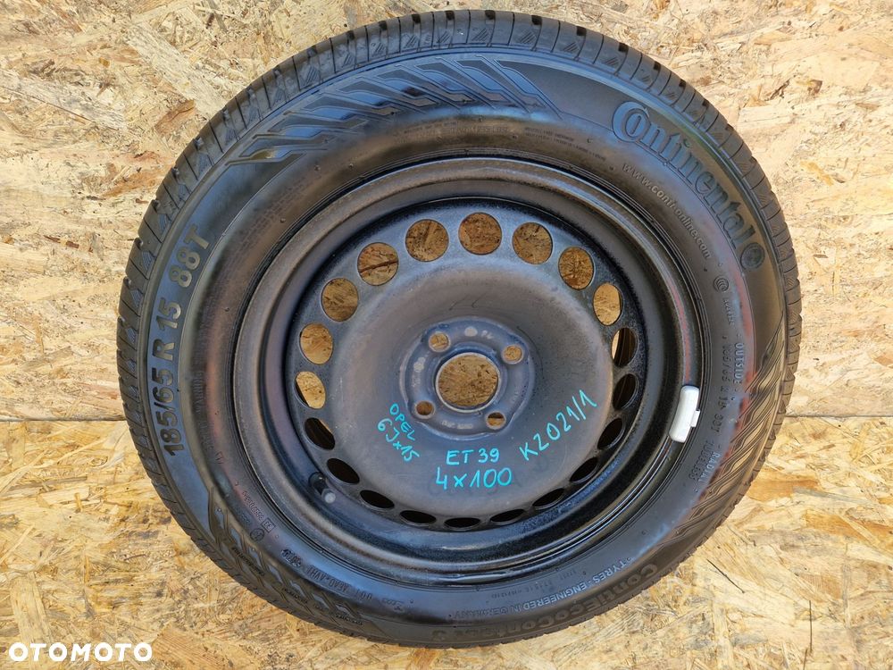 OPEL 4X100 ET39 KOŁO ZAPASOWE 6JX15